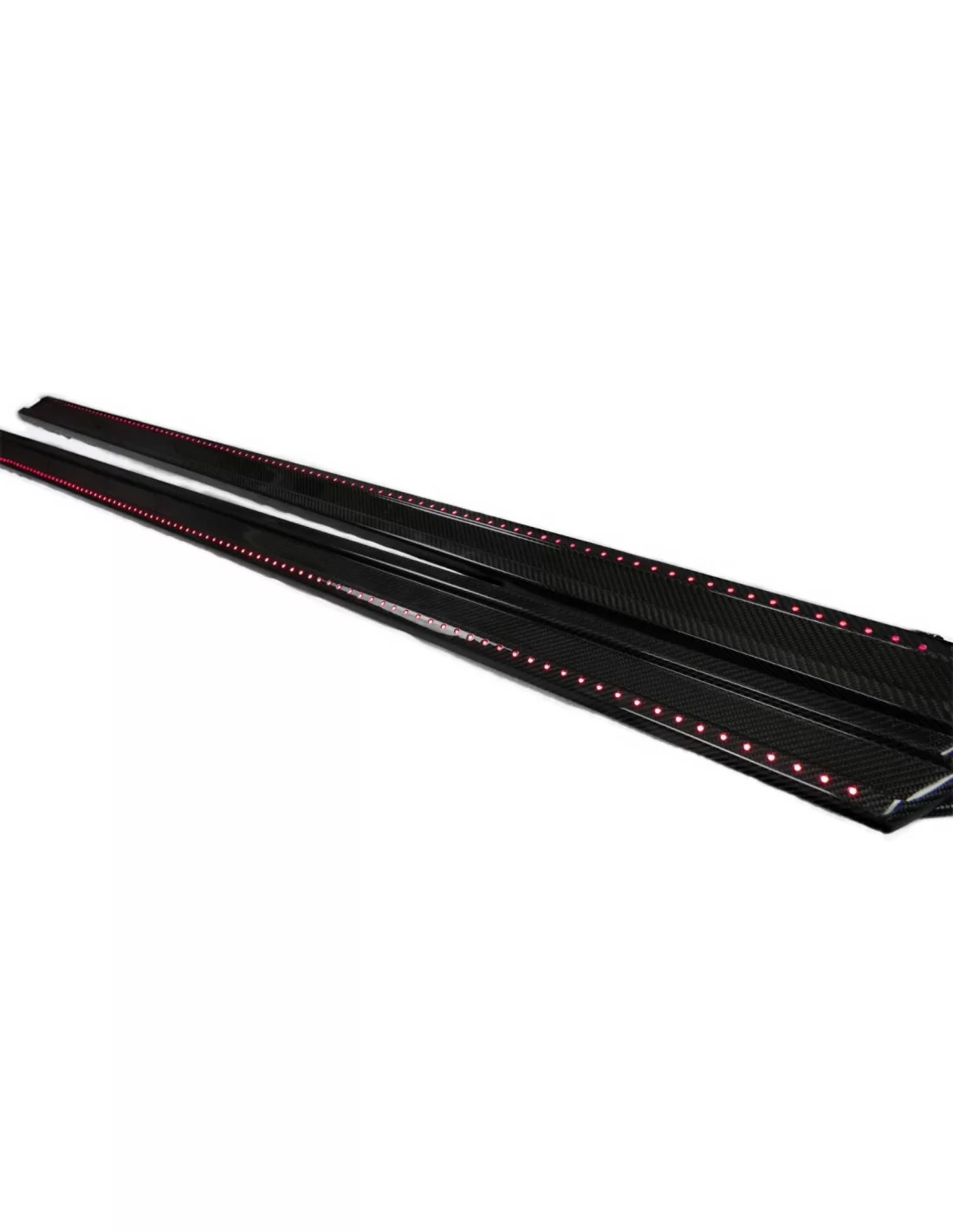  - Mercedes-Benz - Carbon fiber Mansory lower entrance mouldings trim with LED lights for Mercedes-Benz W463 G-Class - 6 - Eleva