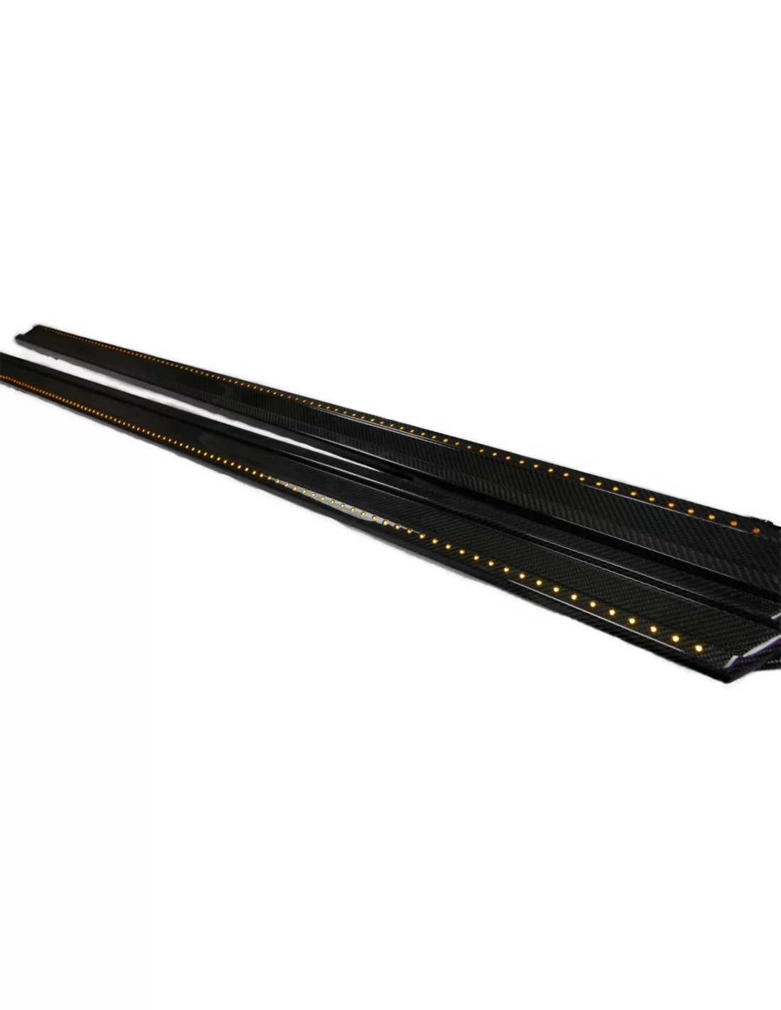  - Mercedes-Benz - Carbon fiber Mansory lower entrance mouldings trim with LED lights for Mercedes-Benz W463 G-Class - 7 - Eleva