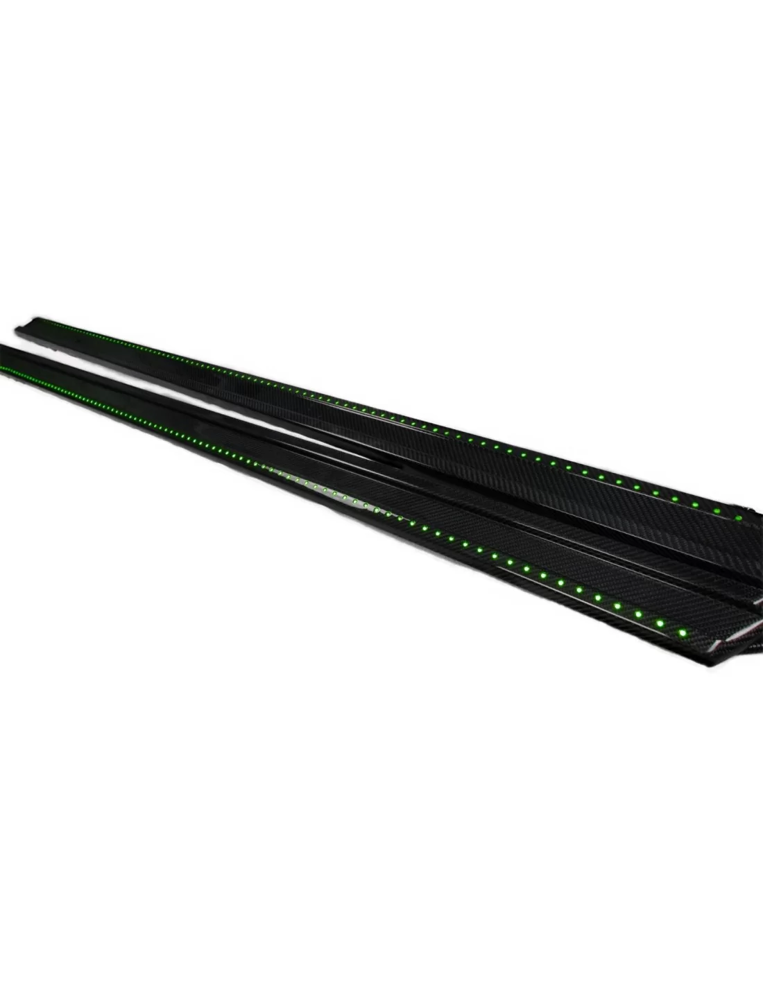  - Mercedes-Benz - Carbon fiber Mansory lower entrance mouldings trim with LED lights for Mercedes-Benz W463 G-Class - 8 - Eleva