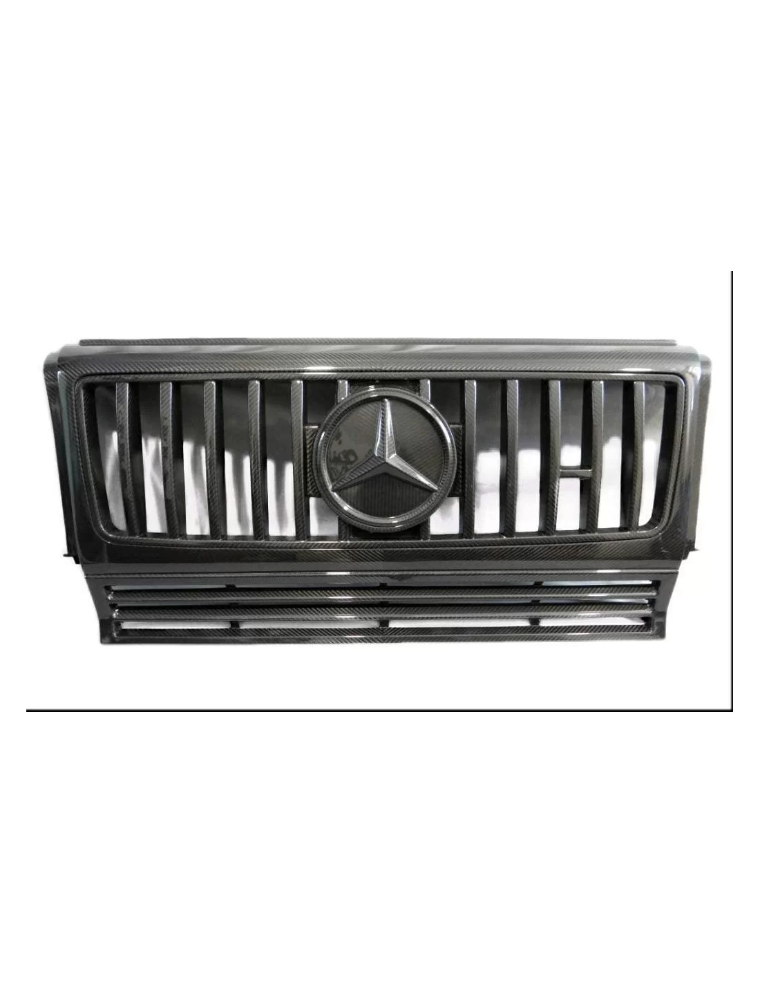 - Mercedes Benz - Griglia anteriore in fibra di carbonio da W463 a W463A per Mercedes-Benz G-Wagon Set di 3 pezzi - 4 - Aggiorn - Mercedes Benz - Griglia anteriore in fibra di carbonio da W463 a W463A per Mercedes-Benz G-Wagon Set di 3 pezzi - 4 - Aggiorn