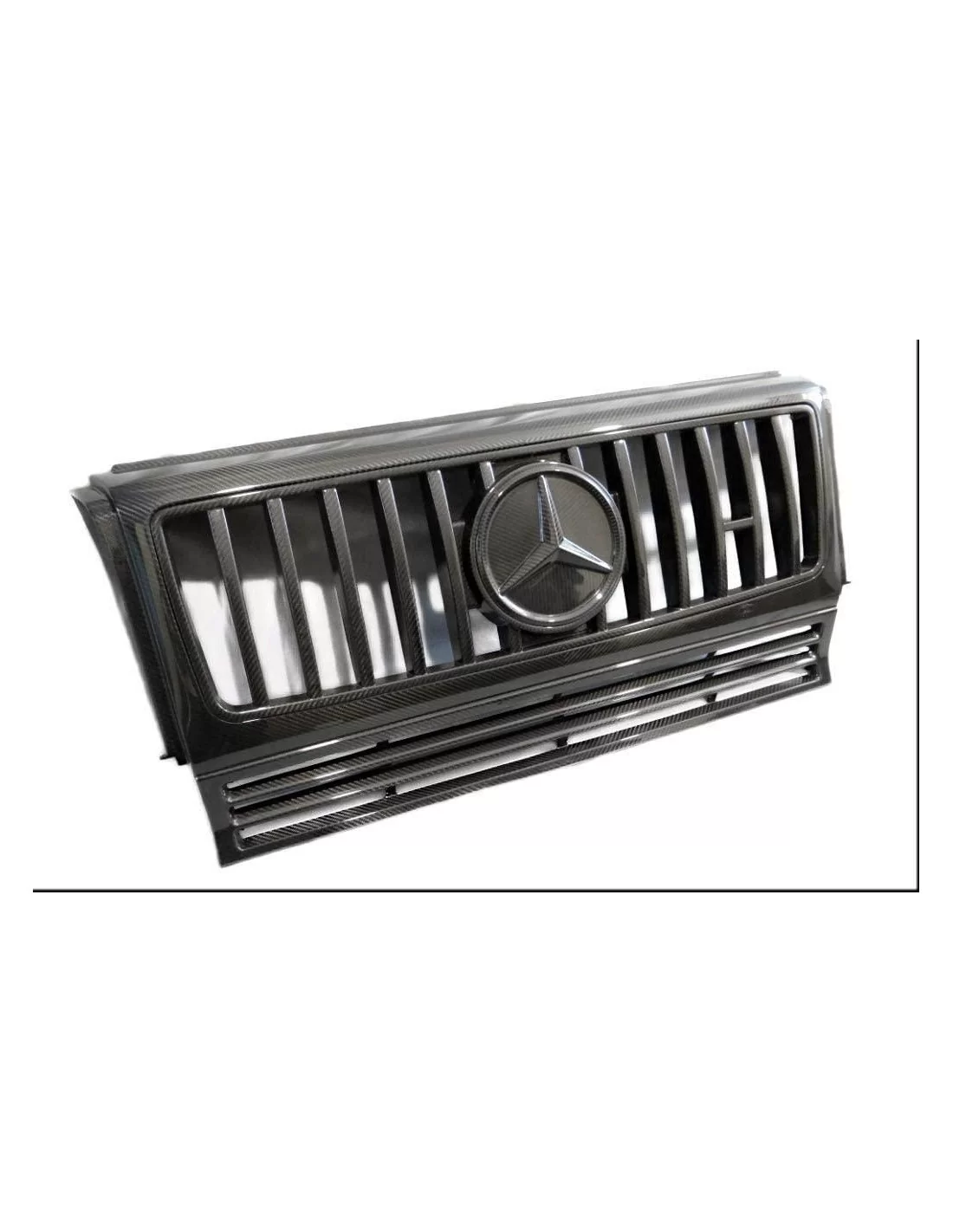 - Mercedes Benz - Griglia anteriore in fibra di carbonio da W463 a W463A per Mercedes-Benz G-Wagon Set di 3 pezzi - 5 - Aggiorn - Mercedes Benz - Griglia anteriore in fibra di carbonio da W463 a W463A per Mercedes-Benz G-Wagon Set di 3 pezzi - 5 - Aggiorn