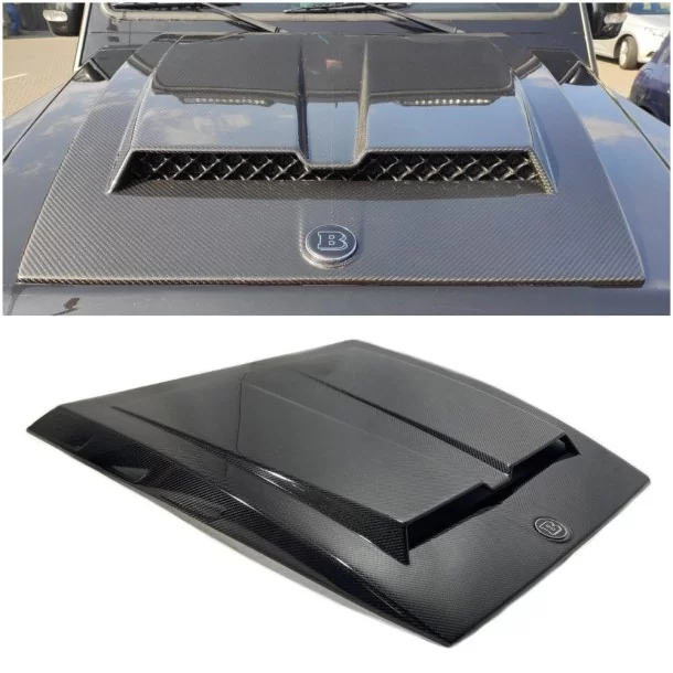  - Mercedes Benz - Capot Brabus en fibre de carbone pour Mercedes-Benz W463A Classe G - 1 - Achetez l'écope de capot Brabus en f