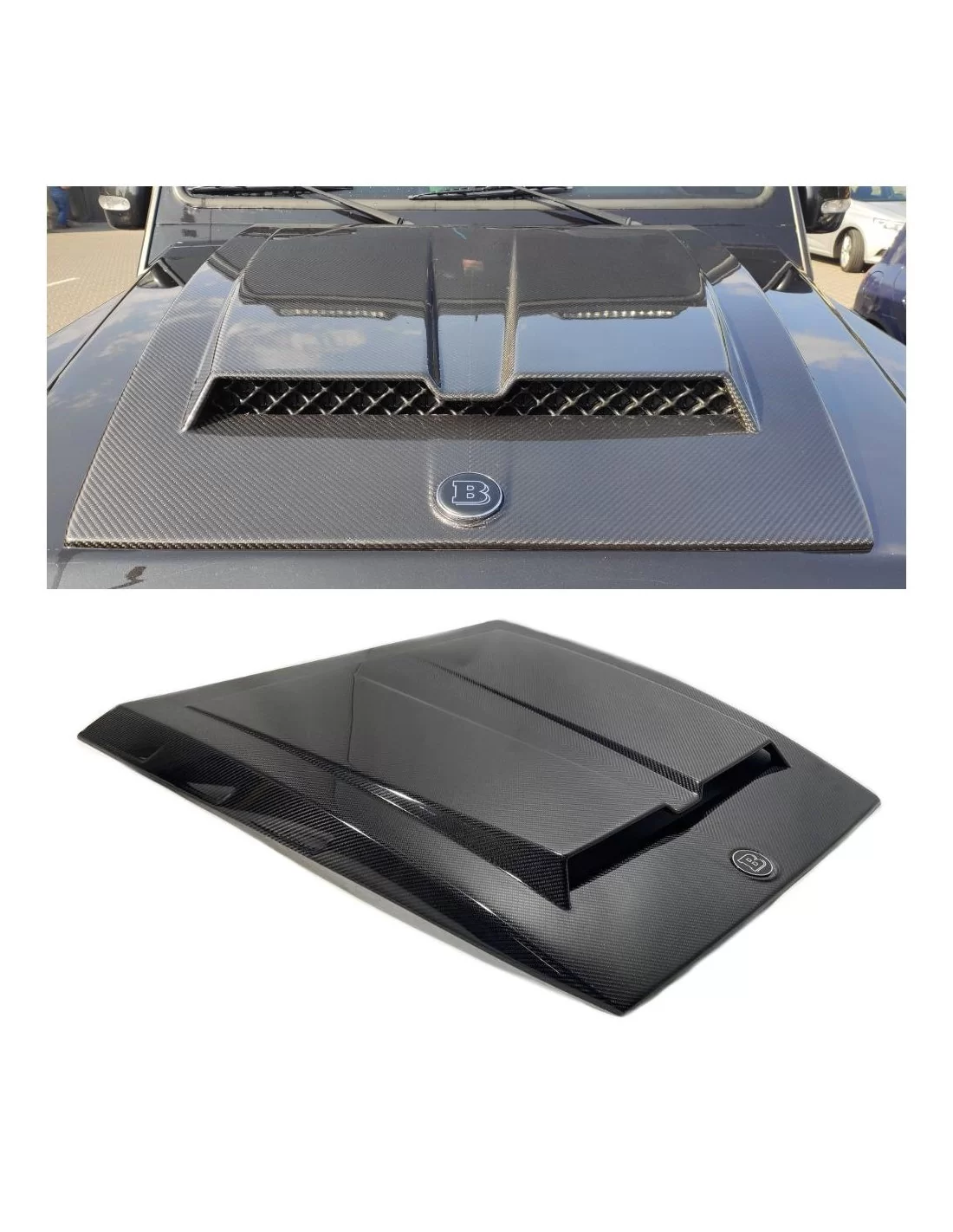  - Mercedes Benz - Capota de fibra de carbono Brabus para Mercedes-Benz Clase G W463A - 1 - ¡Comprar Capota de Fibra de Carbono 