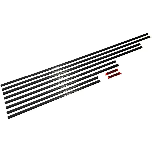Modanature laterali in fibra di carbonio Brabus per Mercedes-Benz Classe G W463A Set di 10 pezzi Mercedes Benz, G Class W463A, B