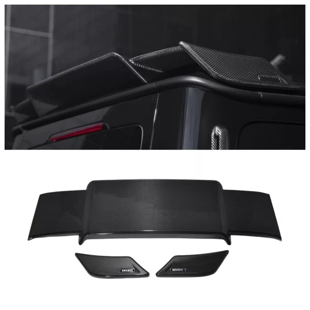 Spoiler posteriore in fibra di carbonio Brabus per Mercedes-Benz Classe G W463A Mercedes Benz, G Class W463A, Body Parts, G-Clas