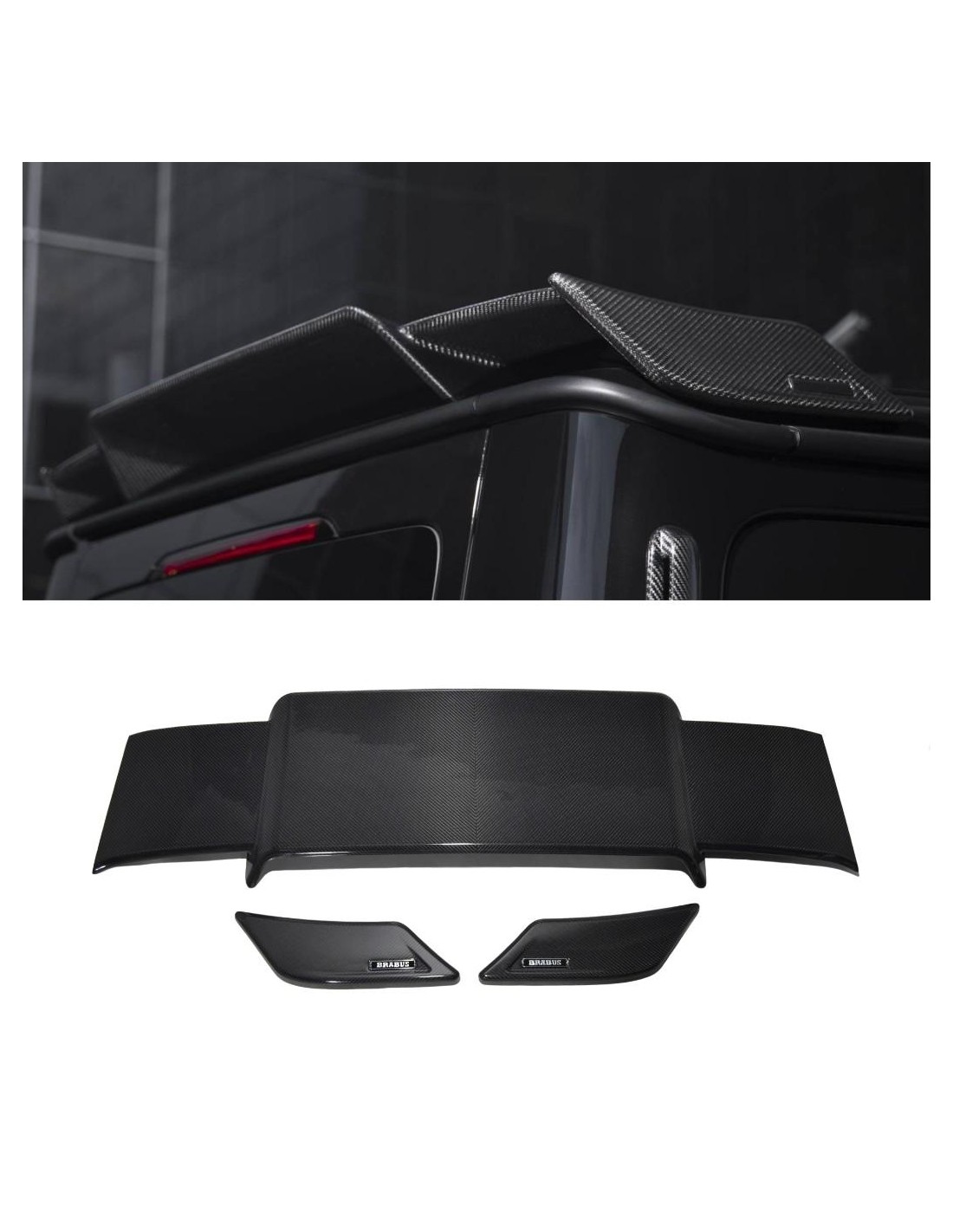 Kohlefaser-Heckdachspoiler Brabus für Mercedes-Benz W463A G-Klasse Mercedes Benz, G Class W463A, Body Parts, G-Class Mercedes Be Kohlefaser-Heckdachspoiler Brabus für Mercedes-Benz W463A G-Klasse Mercedes Benz, G Class W463A, Body Parts, G-Class Mercedes Be