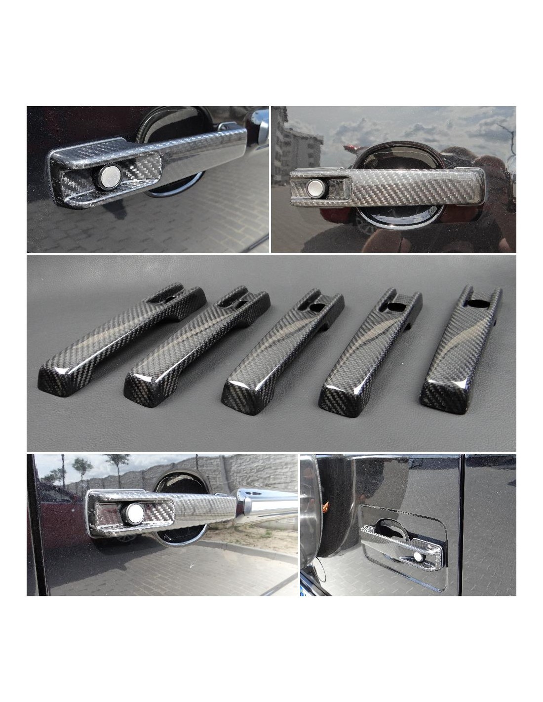 - Mercedes Benz - Fibra de carbono Brabus manijas de las puertas cubre para Mercedes-Benz W463A Clase G 5pcs juego - 1 - ¡Compr - Mercedes Benz - Fibra de carbono Brabus manijas de las puertas cubre para Mercedes-Benz W463A Clase G 5pcs juego - 1 - ¡Compr