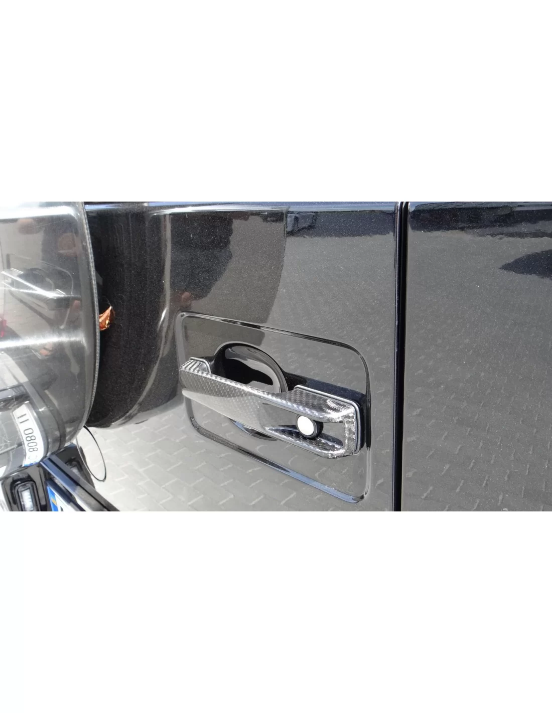 - Mercedes-Benz - Kolfiber Brabus dörrhandtagsskydd för Mercedes-Benz W463A G-Klass 5st set - 18 - Köp Brabus dörrhandtagsskydd  - Mercedes-Benz - Kolfiber Brabus dörrhandtagsskydd för Mercedes-Benz W463A G-Klass 5st set - 18 - Köp Brabus dörrhandtagsskydd