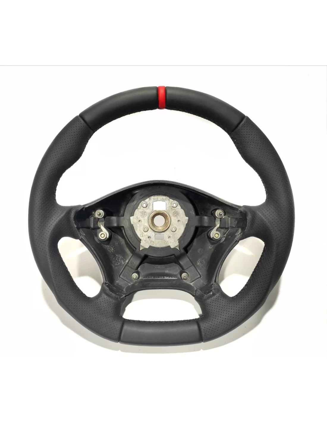 - Steering Wheels - Kierownica Mercedes-Benz Sprinter 2006-2015, czarna skóra z czerwonym paskiem na godzinie 12 - 6 - Kierowni - Steering Wheels - Kierownica Mercedes-Benz Sprinter 2006-2015, czarna skóra z czerwonym paskiem na godzinie 12 - 6 - Kierowni