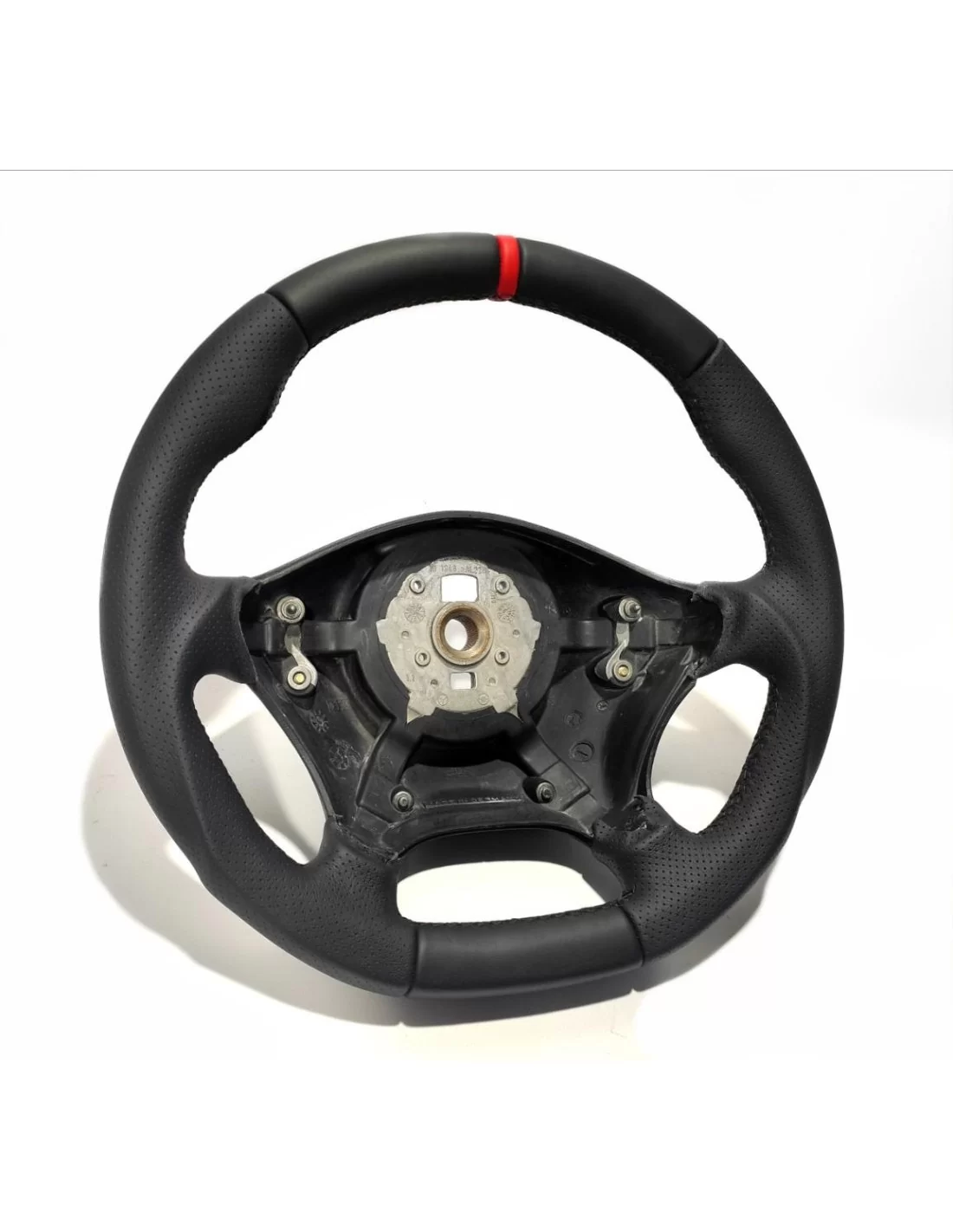- Steering Wheels - Kierownica Mercedes-Benz Sprinter 2006-2015, czarna skóra z czerwonym paskiem na godzinie 12 - 8 - Kierowni - Steering Wheels - Kierownica Mercedes-Benz Sprinter 2006-2015, czarna skóra z czerwonym paskiem na godzinie 12 - 8 - Kierowni