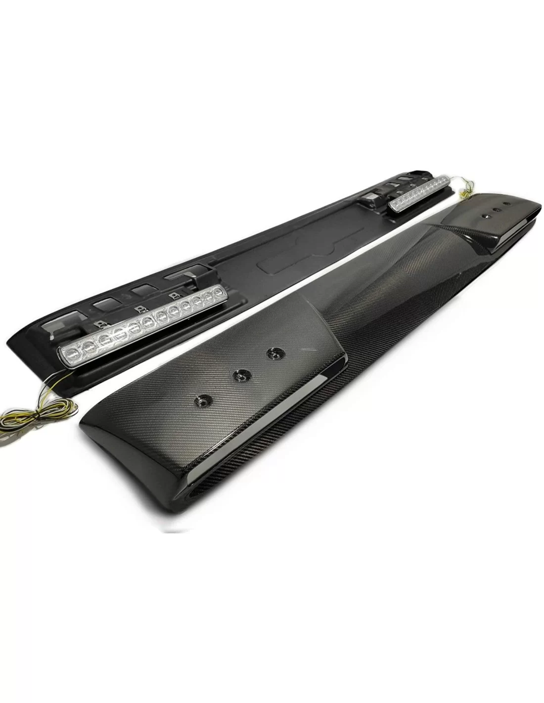 Spoiler de techo delantero de fibra de carbono con LED para Mercedes W463A W464 Mercedes Benz, G Class W463A, Lighting Elements, Spoiler de techo delantero de fibra de carbono con LED para Mercedes W463A W464 Mercedes Benz, G Class W463A, Lighting Elements,