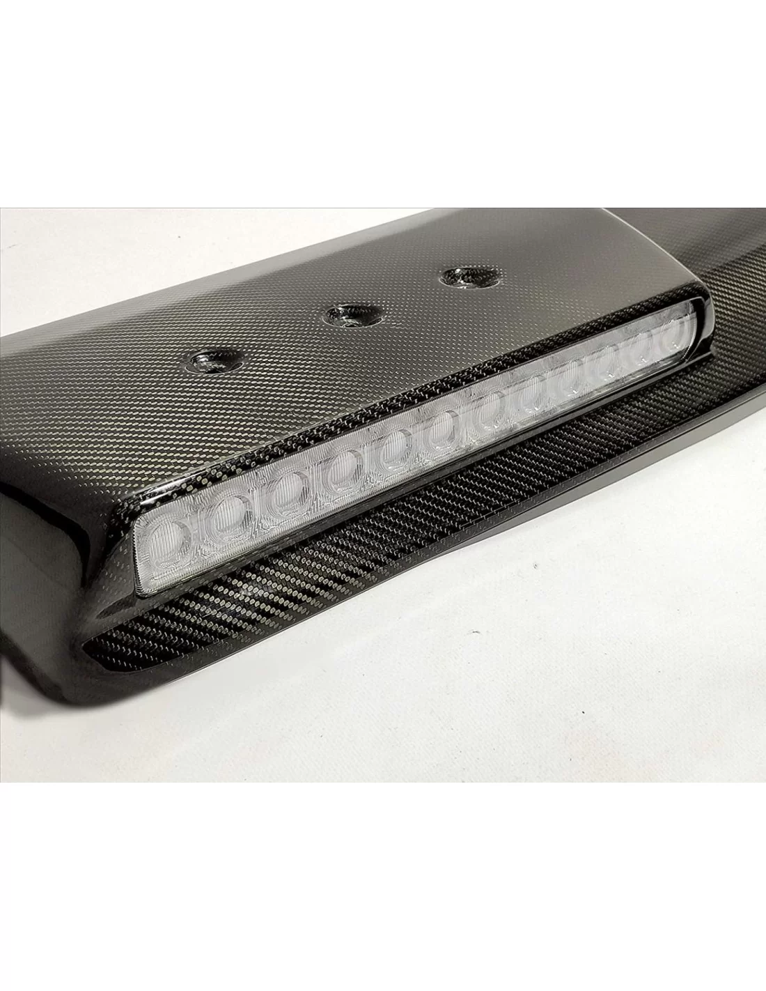 Carbon fiber front roof spoiler with LEDs for Mercedes W463A W464 Mercedes-Benz, Mercedes-Benz G-Class 2018+ (W463A), Lighting E Carbon fiber front roof spoiler with LEDs for Mercedes W463A W464 Mercedes-Benz, Mercedes-Benz G-Class 2018+ (W463A), Lighting E