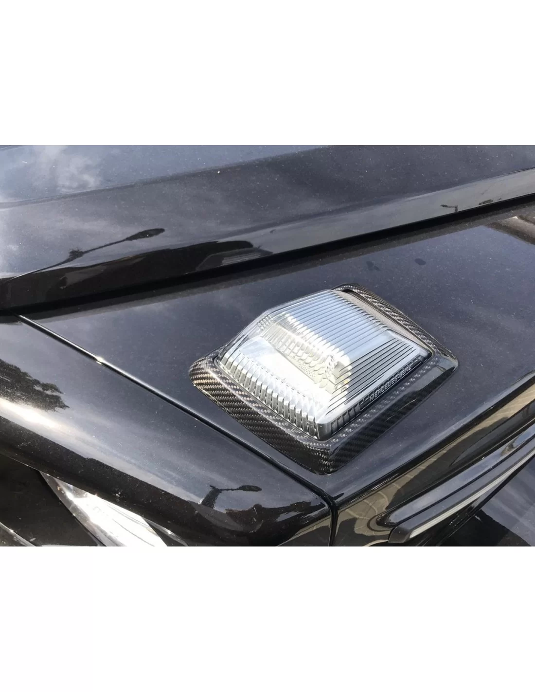 Cadres de clignotants en fibre de carbone pour Mercedes-Benz Classe G W463A Mercedes Benz, G Class W463A, Części ciała, Akcesori Cadres de clignotants en fibre de carbone pour Mercedes-Benz Classe G W463A Mercedes Benz, G Class W463A, Części ciała, Akcesori