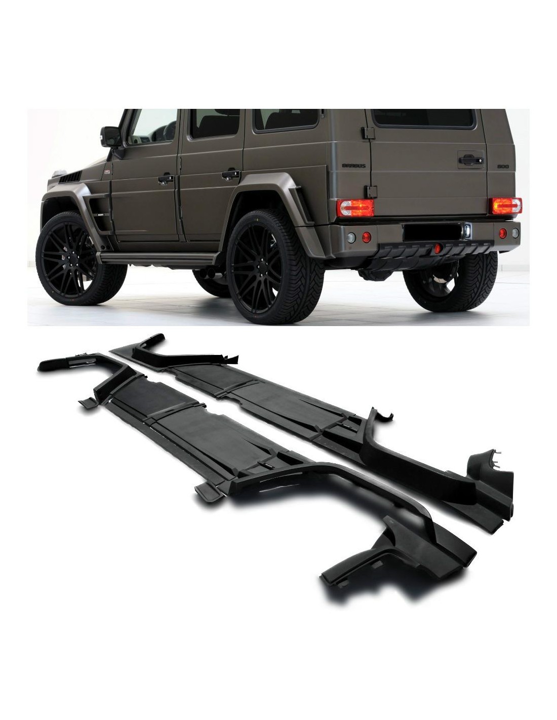  - Mercedes Benz - Kit de carrocería Brabus Widestar de fibra de vidrio para Mercedes-Benz G-Wagon W463 Juego de 23 piezas - 1 -