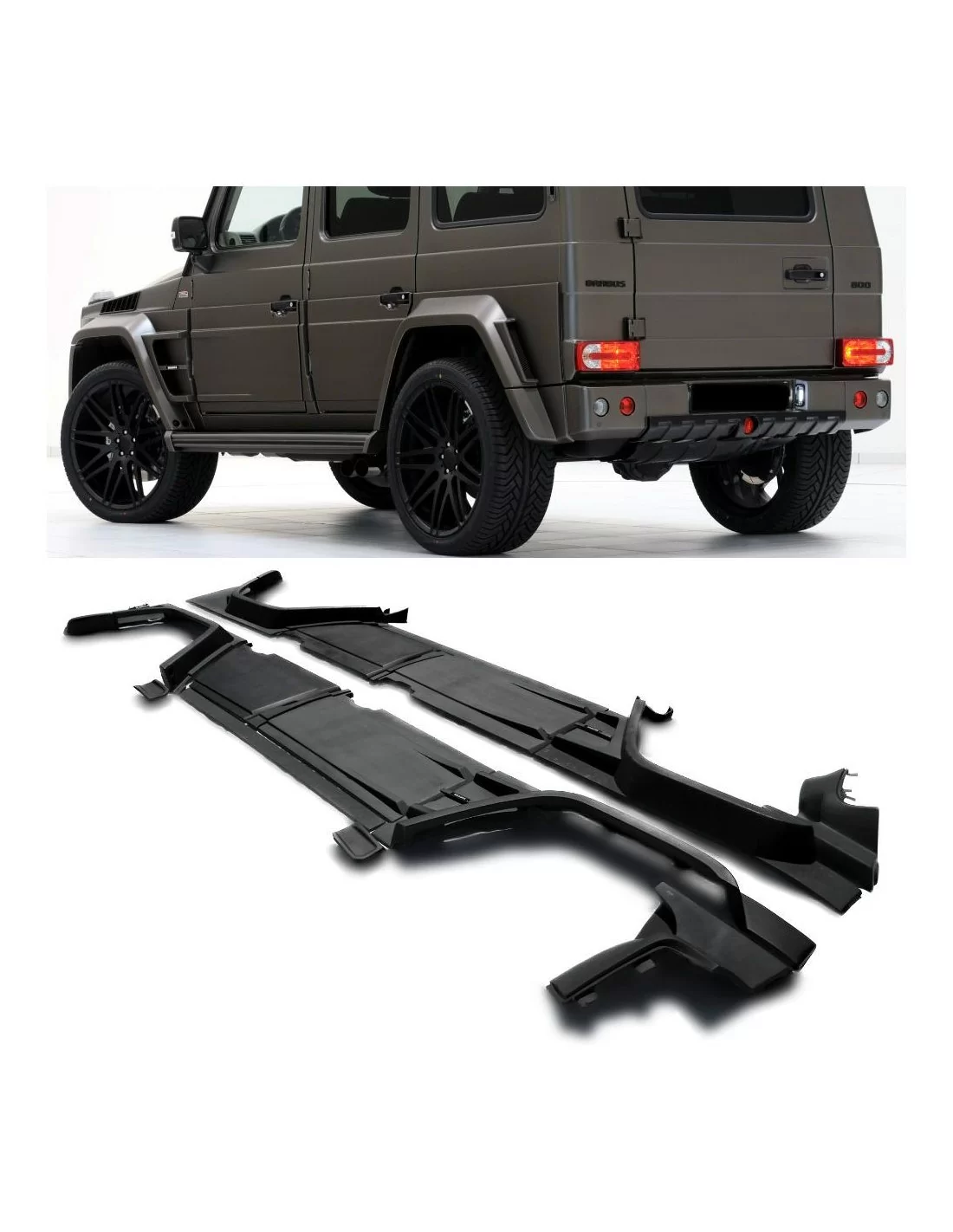  - Mercedes Benz - Kit de carrocería Brabus Widestar de fibra de vidrio para Mercedes-Benz G-Wagon W463 Juego de 23 piezas - 1 -