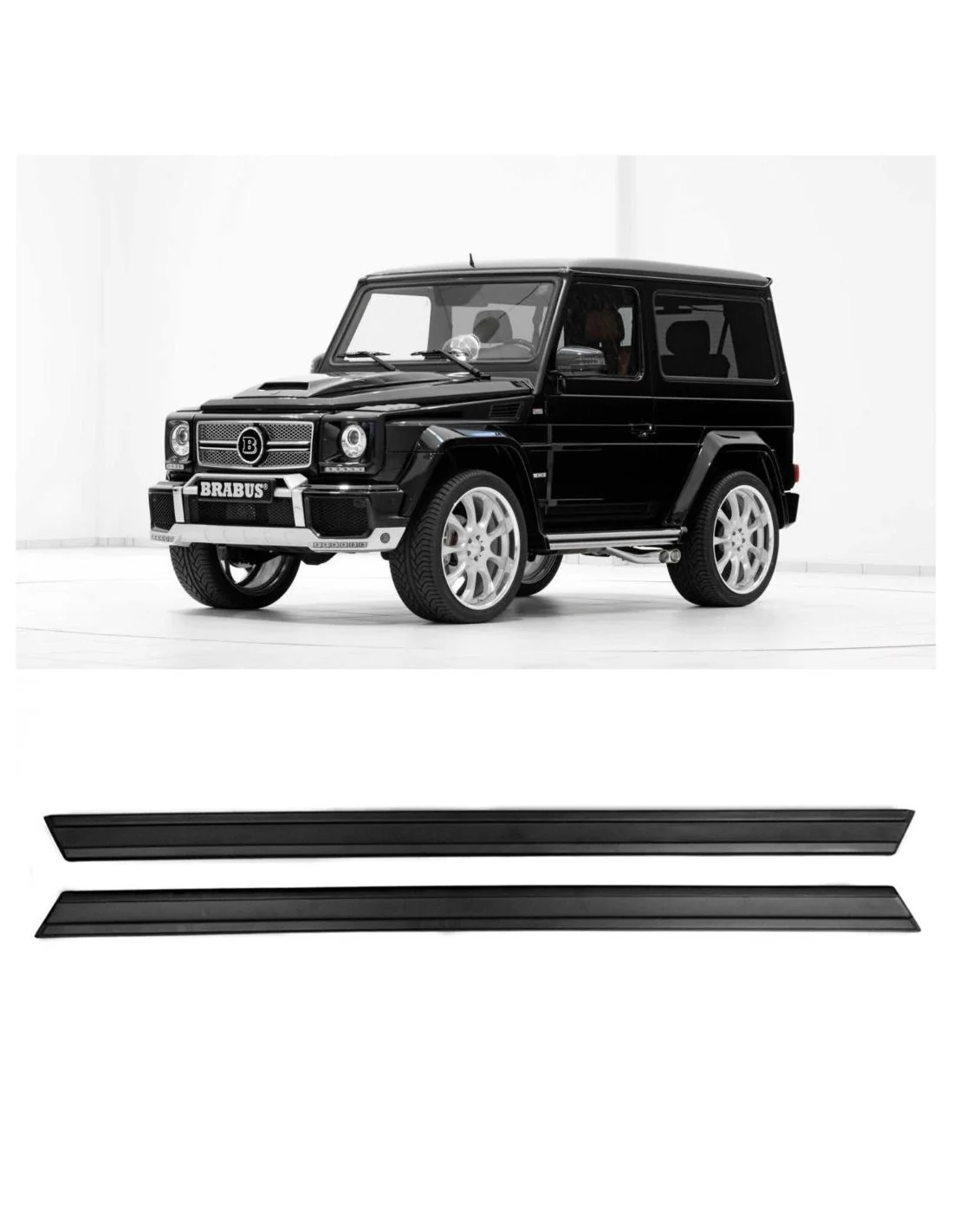 - Mercedes Benz - Molduras de entrada inferiores de fibra de vidrio para Mercedes-Benz Clase G W463 de 3 puertas - 1 - Mejore s - Mercedes Benz - Molduras de entrada inferiores de fibra de vidrio para Mercedes-Benz Clase G W463 de 3 puertas - 1 - Mejore s
