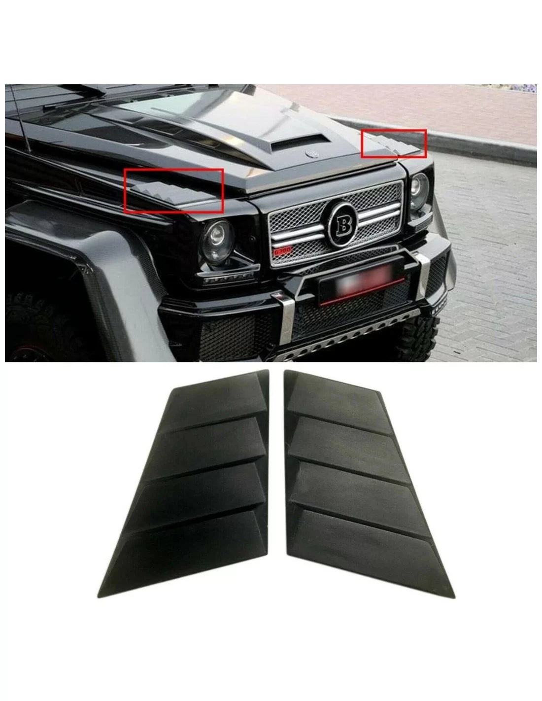- Mercedes-Benz - 玻璃纤维挡泥板上装饰条 Brabus for Mercedes W463 G-Wagon G63 G500 - 1 - Brabus 玻璃纤维挡泥板上部装饰提升您的梅赛德斯 W463 G63 G500 的档次。完美的配 - Mercedes-Benz - 玻璃纤维挡泥板上装饰条 Brabus for Mercedes W463 G-Wagon G63 G500 - 1 - Brabus 玻璃纤维挡泥板上部装饰提升您的梅赛德斯 W463 G63 G500 的档次。完美的配