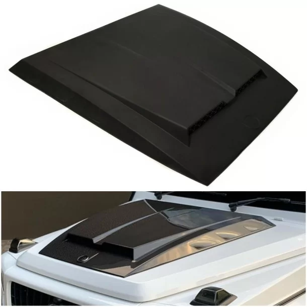  - Mercedes-Benz - Fiberglass Brabus hood scoop for Mercedes-Benz W463A G-Class - 1 - Buy Fiberglass Brabus Hood Scoop for Merce