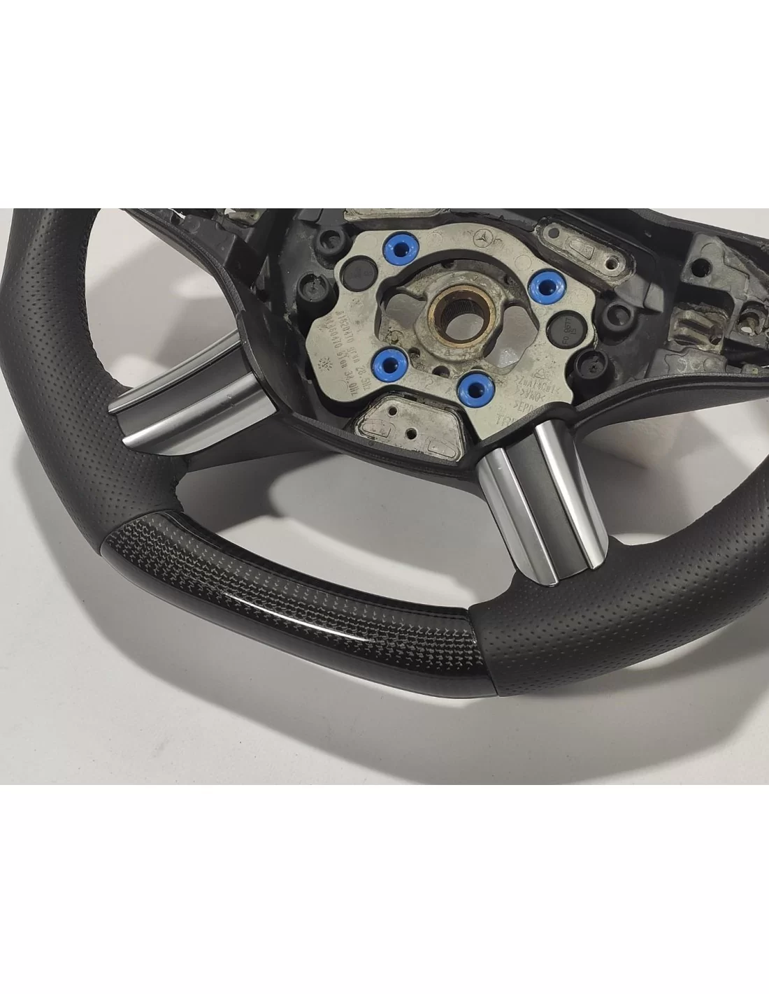 - Steering Wheels - Mercedes-Benz ML W164 GL X164 R W251 Classe Volante Fibra de Carbono Couro Preto - 4 - Actualize o seu Merc - Steering Wheels - Mercedes-Benz ML W164 GL X164 R W251 Classe Volante Fibra de Carbono Couro Preto - 4 - Actualize o seu Merc