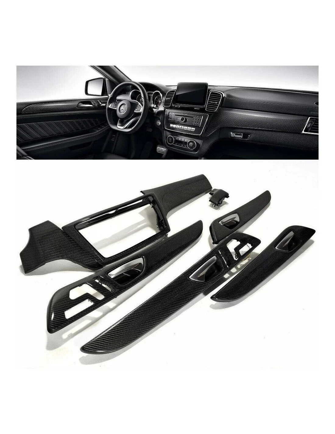 - Mercedes-Benz - Mercedes-Benz GLE C292 Interieurpanelen Koolstof 8-delige set - 1 - Koop Mercedes-Benz GLE C292 Carbon interi  - Mercedes-Benz - Mercedes-Benz GLE C292 Interieurpanelen Koolstof 8-delige set - 1 - Koop Mercedes-Benz GLE C292 Carbon interi