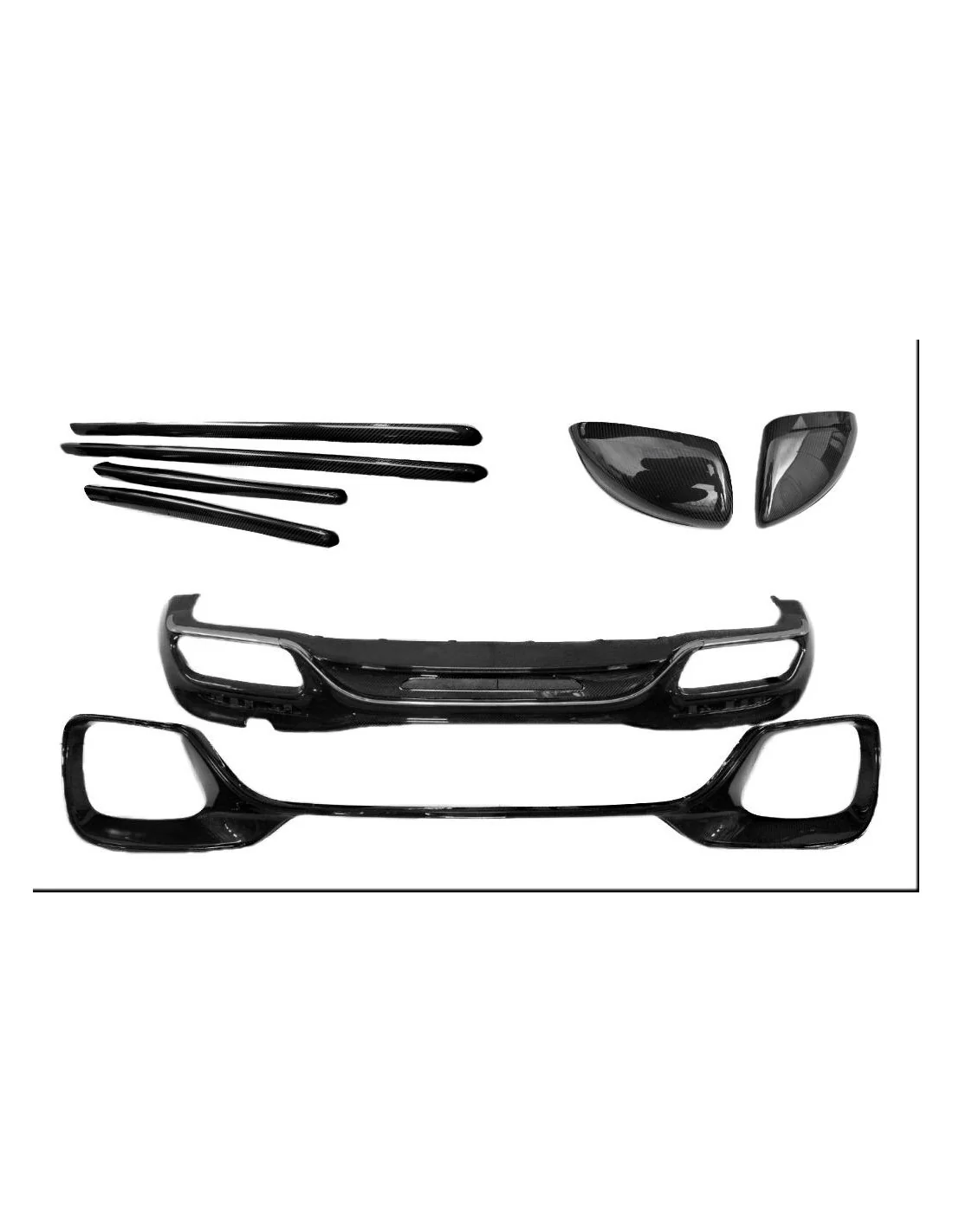  - Mercedes Benz - Mercedes-Benz W222 Carbon Full Exterior Bodykit 8-częściowy zestaw - 3 - Kup Mercedes-Benz W222 Carbon Full E