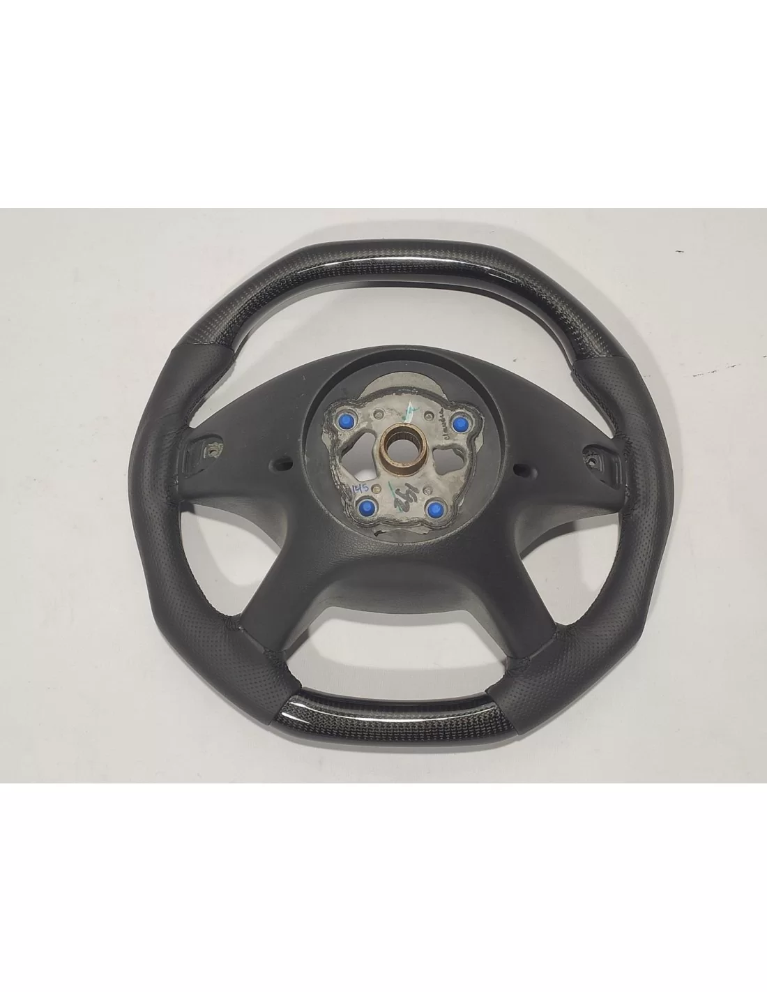  - Steering Wheels - Kierownica Mercedes-Benz ML W164 GL X164 R W251 Class z włókna węglowego i czarnej skóry - 9 - Kierownica M