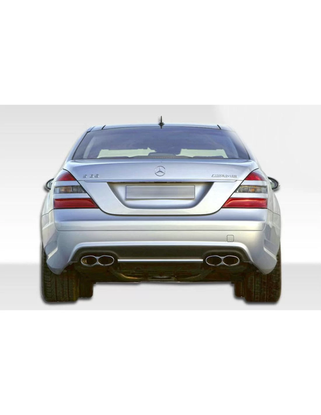  - Mercedes Benz - Mercedes-Benz Classe S W221 Diffusore posteriore in fibra di vetro - 2 - Acquista il diffusore posteriore in 