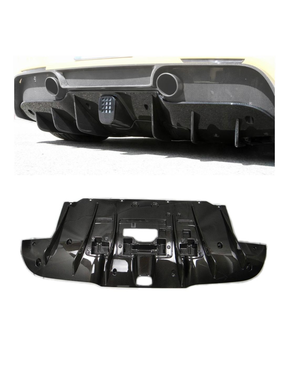 Ferrari 488 Bakre stötfångare Kolfiberdiffusor Ferrari, Ferrari 488 2015-2019 Ferrari Ferrari 488 Bakre stötfångare Kolfiberdiffusor Ferrari, Ferrari 488 2015-2019 Ferrari