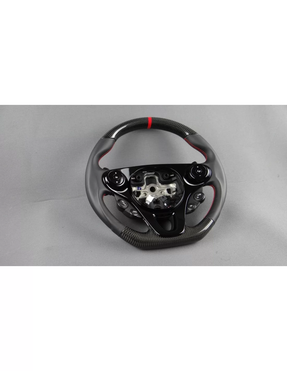  - Steering Wheels - メルセデススマート 453 フォーツー フォーフォー ステアリングホイール カーボンレザー - 3 - Steering Wheels メルセデススマート 453 フォーツー フォーフォー ステアリングホイール カ
