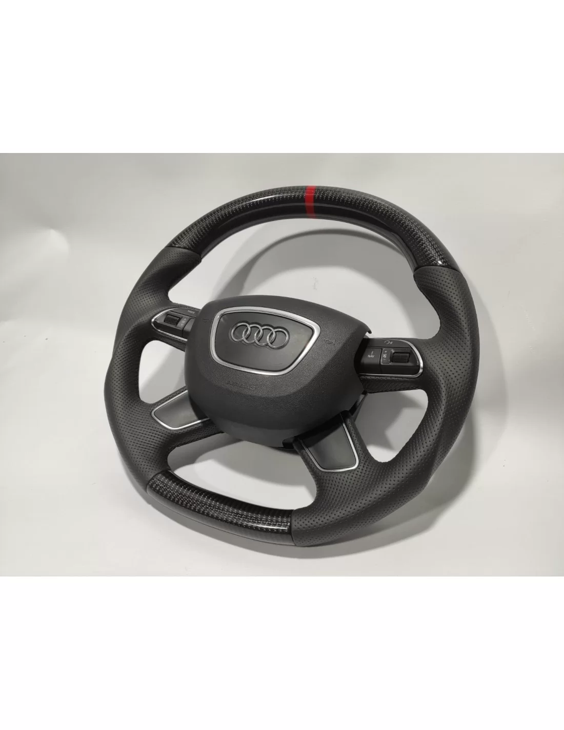  - Steering Wheels - Audi A4 B8 Q5 Q7 Volante em pele de carbono - 10 - Comprar Audi A4 B8 Q5 Q7 Volante em Couro Carbono da Tun