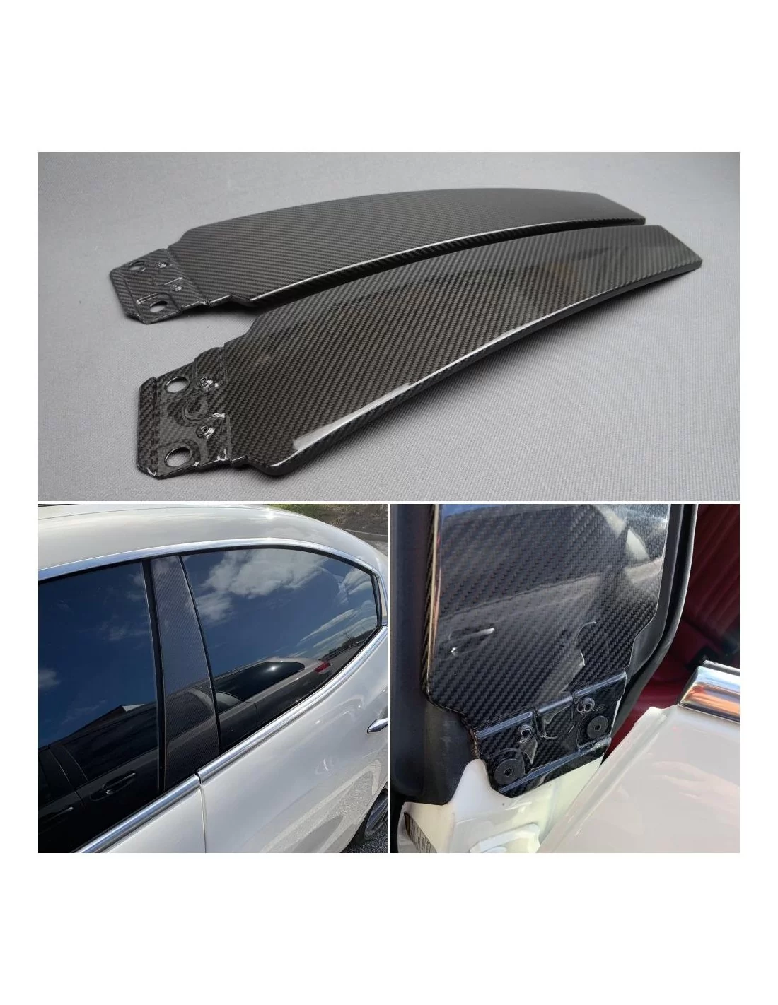 - Maserati - Maserati Quattroporte Ghibli 14-15 Säulen aus Carbon Zierleisten - 1 - Veredeln Sie den Innenraum Ihres Maserati Q  - Maserati - Maserati Quattroporte Ghibli 14-15 Säulen aus Carbon Zierleisten - 1 - Veredeln Sie den Innenraum Ihres Maserati Q