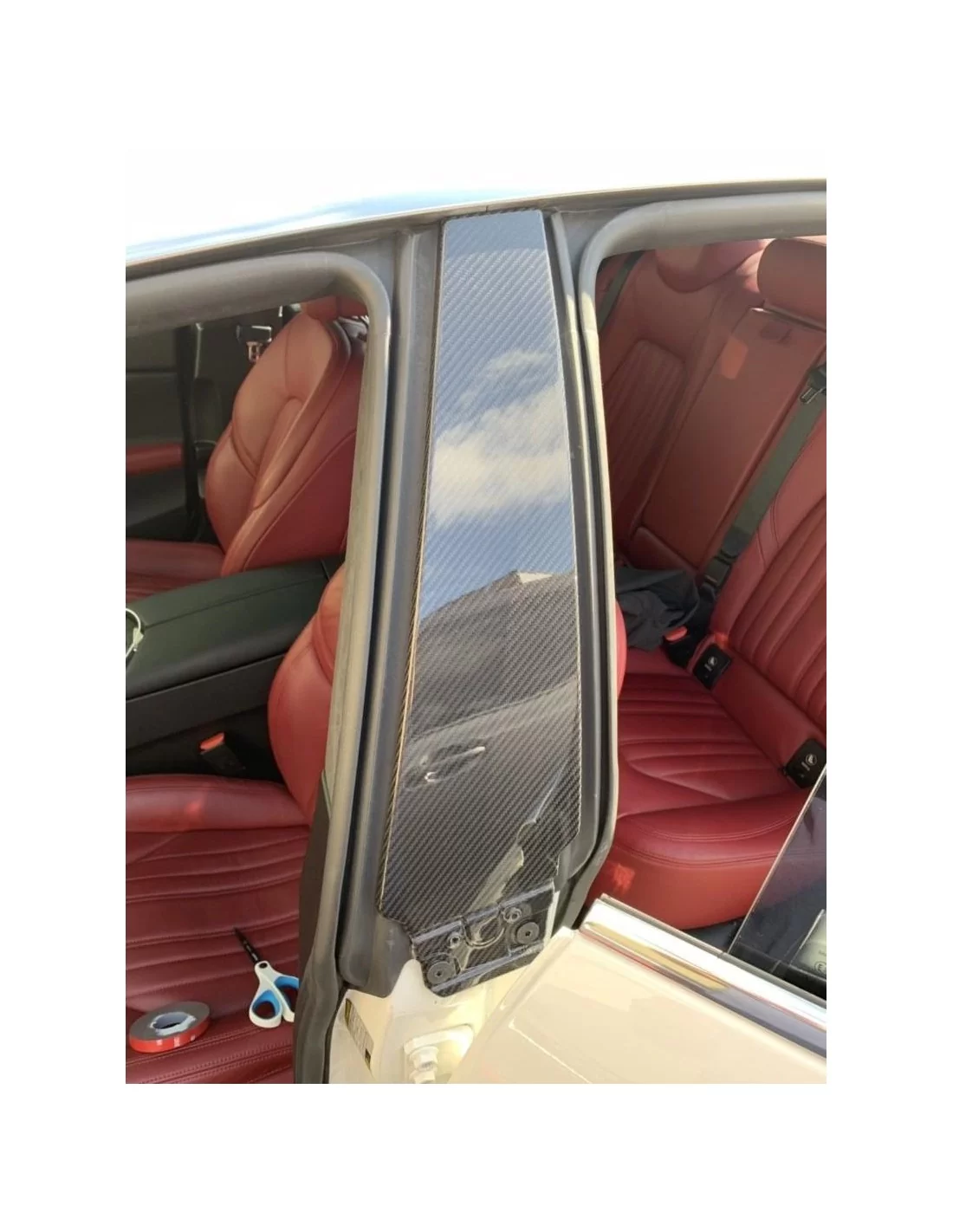 - Maserati - Maserati Quattroporte Ghibli 14-15 Säulen aus Carbon Zierleisten - 18 - Veredeln Sie den Innenraum Ihres Maserati   - Maserati - Maserati Quattroporte Ghibli 14-15 Säulen aus Carbon Zierleisten - 18 - Veredeln Sie den Innenraum Ihres Maserati