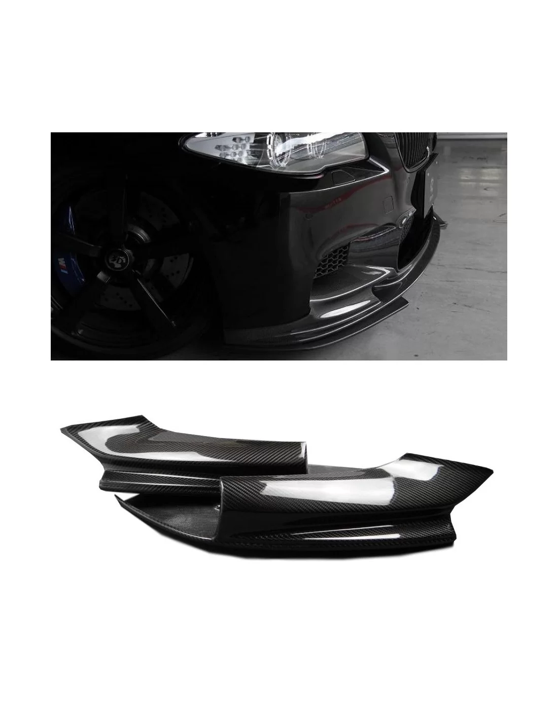 Wsporniki przedniego zderzaka z włókna węglowego M-Perfomance dla BMW serii 5 F10 2011-17 BMW, 5 Series F10 2010 BMW Wsporniki przedniego zderzaka z włókna węglowego M-Perfomance dla BMW serii 5 F10 2011-17 BMW, 5 Series F10 2010 BMW