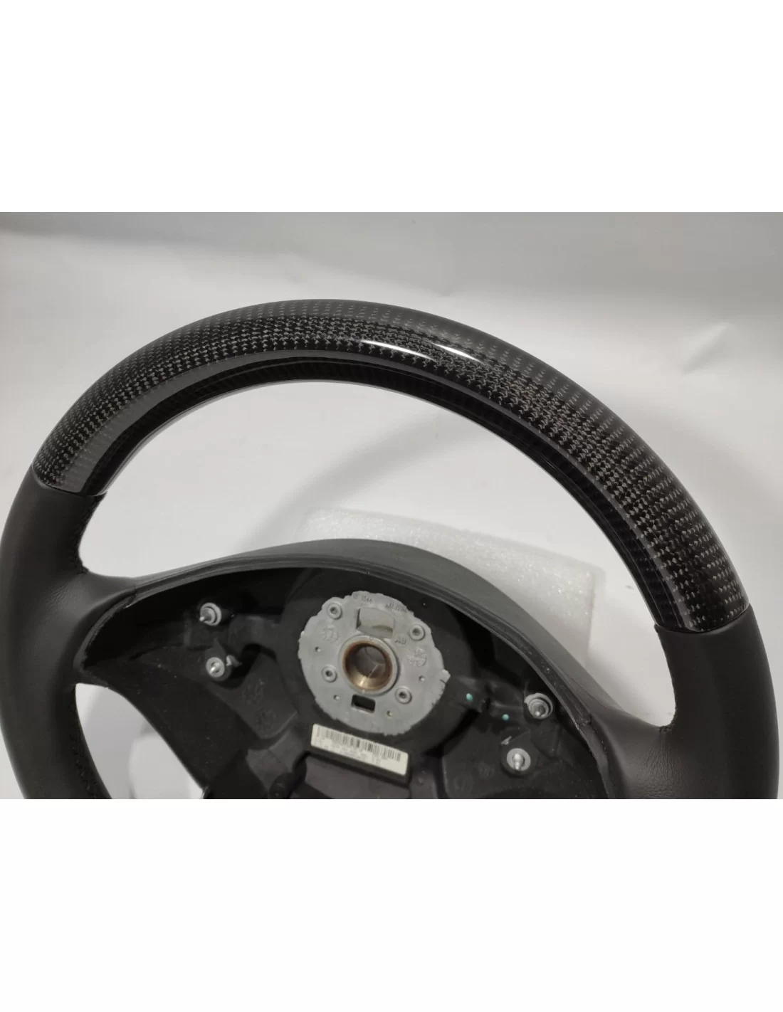  - Steering Wheels - Mercedes-Benz Vito VIANO W639 10-2014 Steering Wheel Carbon Fiber Black Leather - 5 - Enhance your driving 