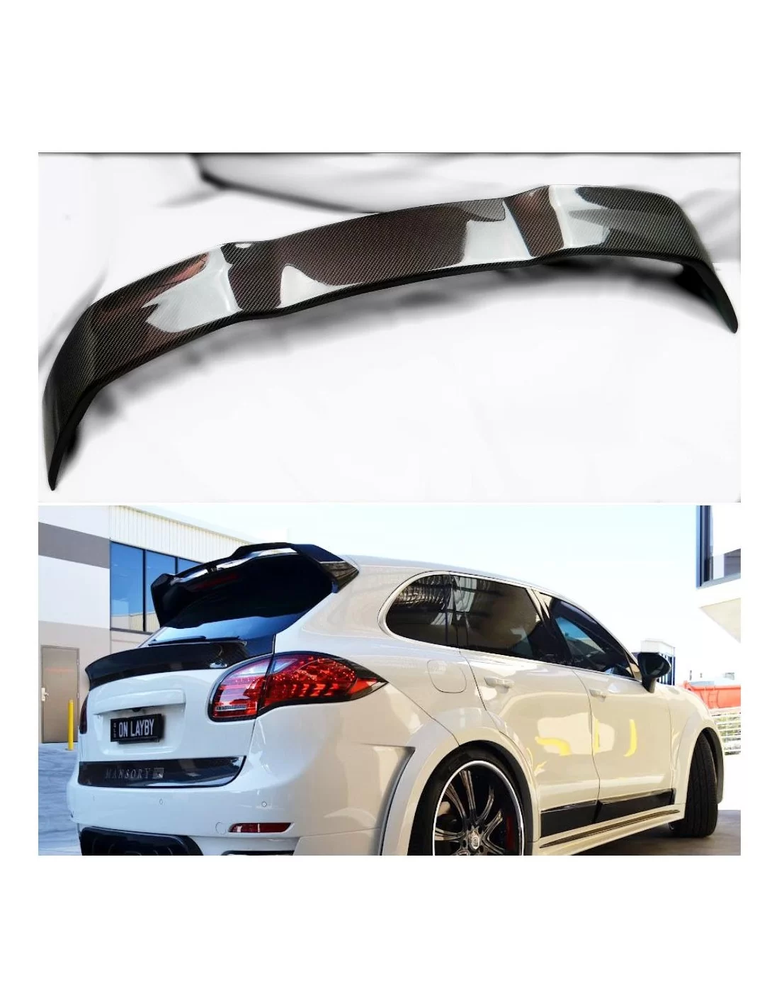  - Porsche - Porsche 958 Cayenne Carbon Rear Roof Spoiler 2011-14 - 1 - Buy the Porsche 958 Cayenne Carbon Rear Roof Spoiler (20