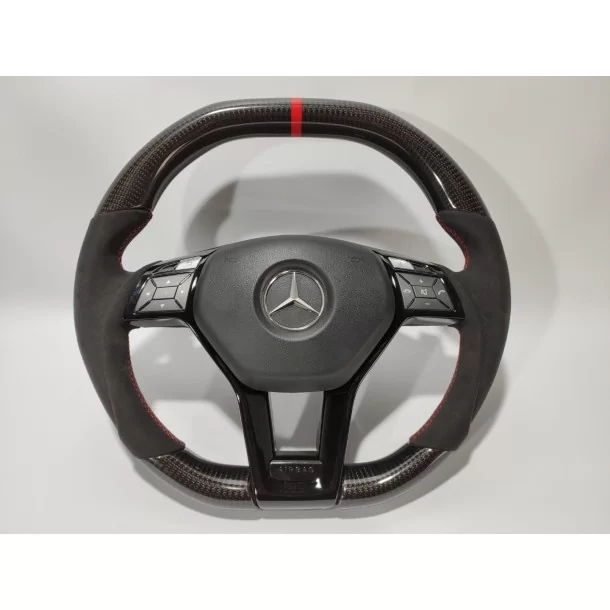  - Volante - Mercedes-Benz W204 W212 C E AMG W218 W207 W172 SLK SL Volante Carbonio Alcantara - 1 - Acquista Mercedes-Benz W204 