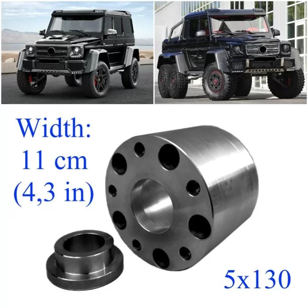  - Mercedes Benz - Spurverbreiterungen 5x130 110x160mm für Mercedes-Benz W463 G-Klasse 4x4 6x6 - 1 - Verbessern Sie Stabilität u