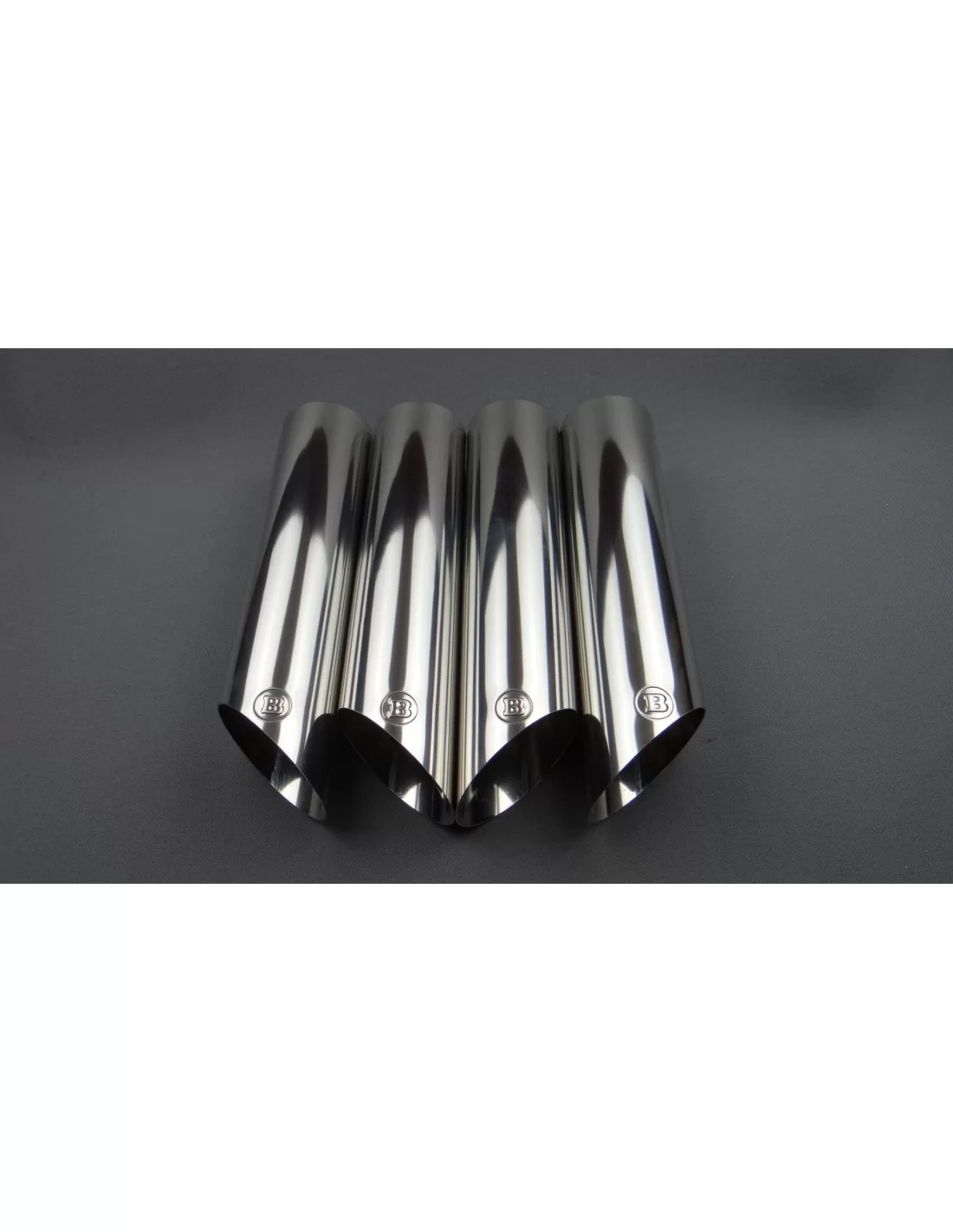  - Mercedes-Benz - Brabus exhaust pipes tips stainless steel chrome for Mercedes-Benz W463 G-Class - 2 - Enhance your Mercedes W