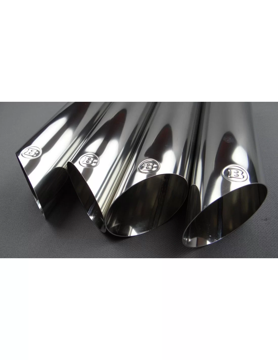  - Mercedes-Benz - Brabus exhaust pipes tips stainless steel chrome for Mercedes-Benz W463 G-Class - 4 - Enhance your Mercedes W