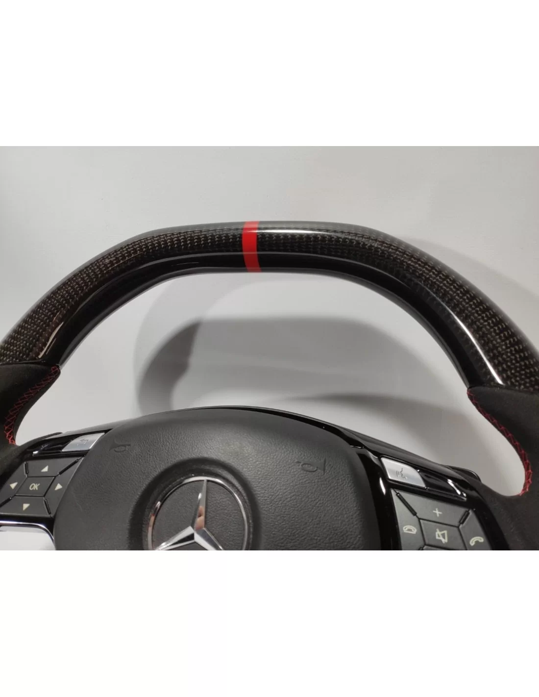 - Steering Wheels - Mercedes-Benz W204 W212 C E AMG W218 W207 W172 SLK SL Кермо з карбонової алькантари - 6 - Купуйте карбонове  - Steering Wheels - Mercedes-Benz W204 W212 C E AMG W218 W207 W172 SLK SL Кермо з карбонової алькантари - 6 - Купуйте карбонове