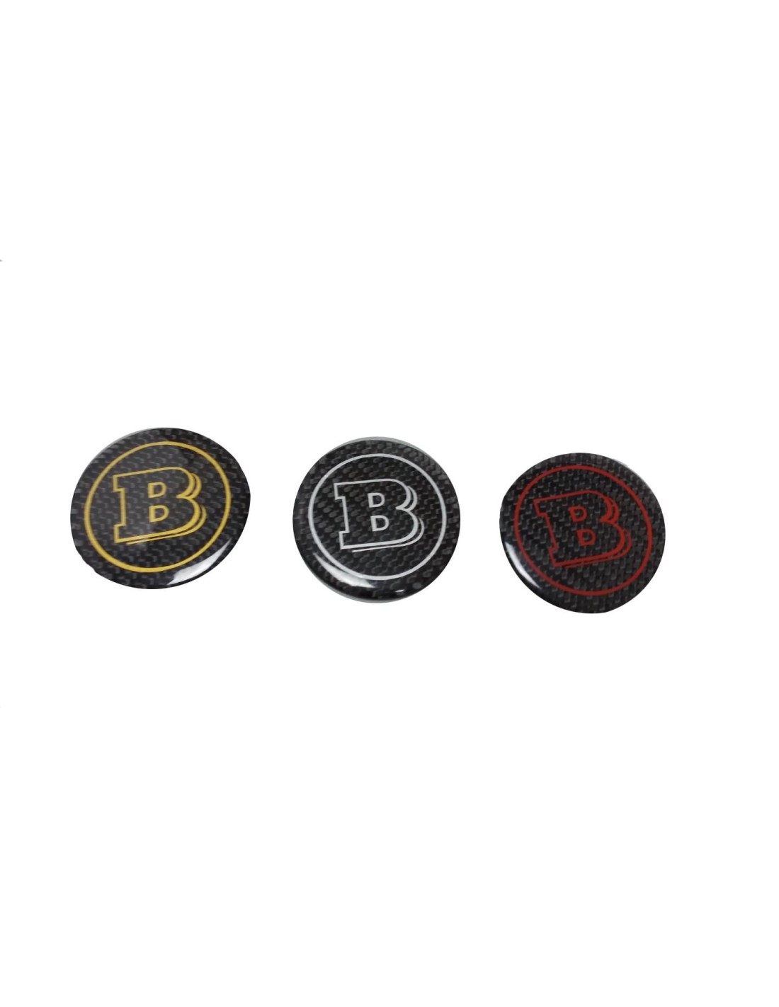  - Steering Wheels - Mercedes-Benz Stuur Carbon Cap Badge - 1 - Upgrade uw Mercedes-Benz met een gestroomlijnde carbon stuurwiel