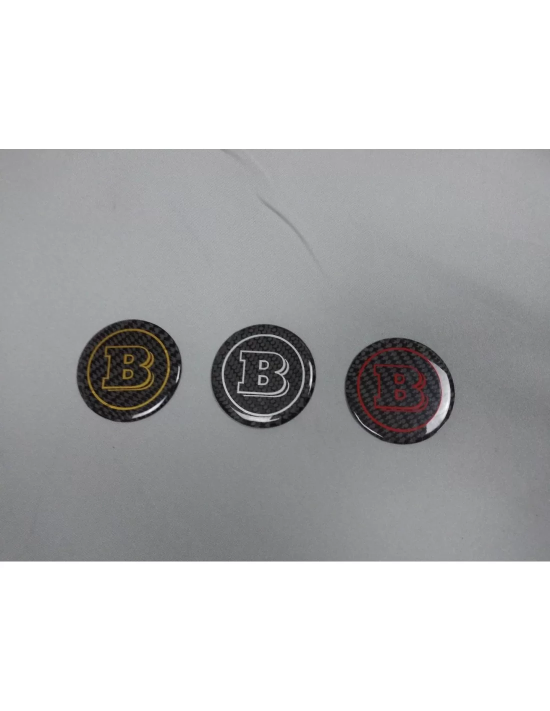  - Steering Wheels - Mercedes-Benz Stuur Carbon Cap Badge - 24 - Upgrade uw Mercedes-Benz met een gestroomlijnde carbon stuurwie