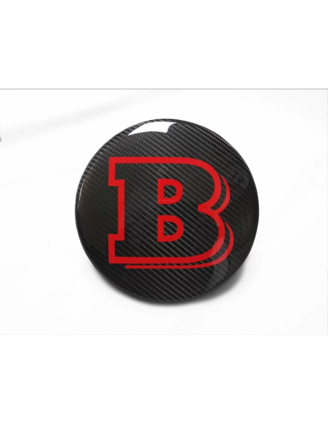  - Logos & Emblems - Mercedes-Benz Voorgrille Koolstofdop Badge - 3 - Verfraai uw Mercedes-Benz met een stijlvolle carbon cap ba