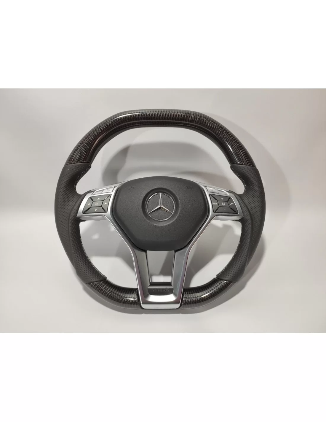  - Steering Wheels - Mercedes-Benz W204 W212 C E AMG W218 W207 W172 SLK SL Steering Wheel Carbon Leather - 2 - Upgrade to the Me