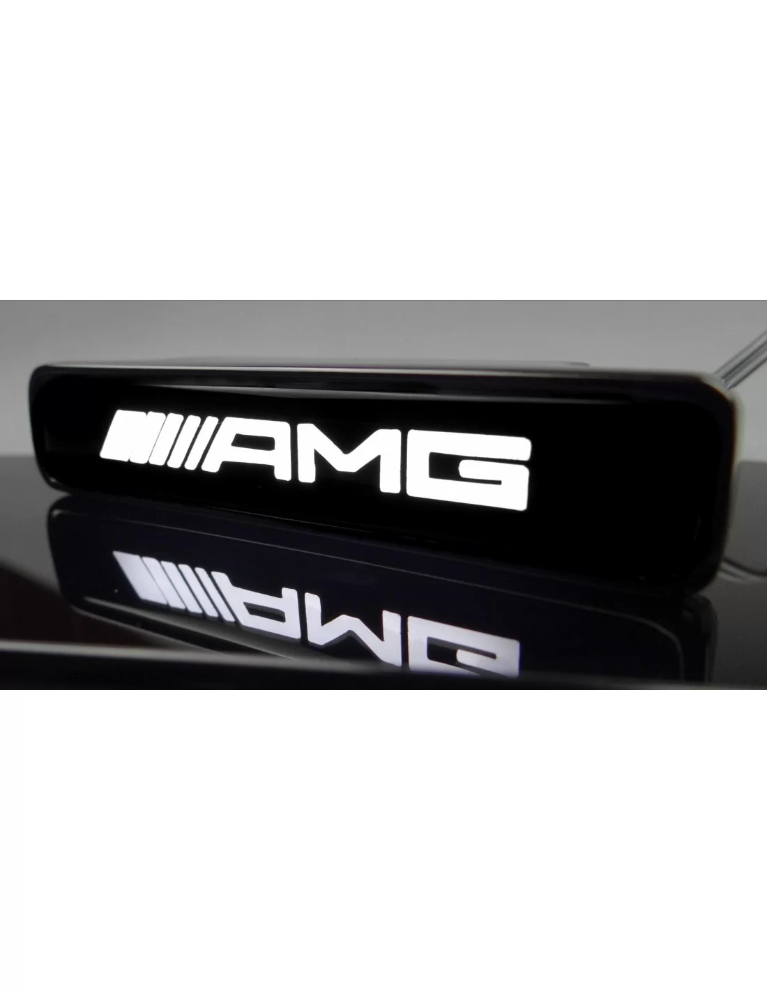  - Logos & Emblems - AMG Style WHITE Front Grille Badge Led Illuminated Logo for Mercedes-Benz cars - 2 - Buy the AMG Style WHIT