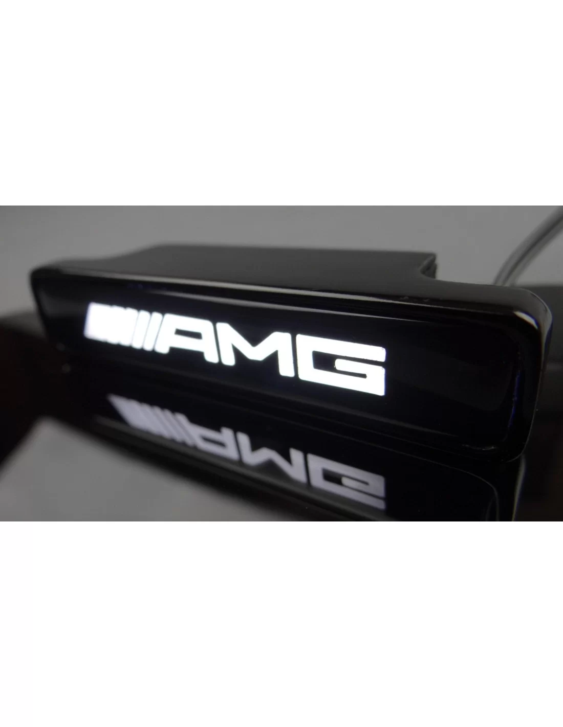  - logo & Emblems - AMG Style BLANCO Parrilla delantera Insignia Led Logo iluminado para Mercedes-Benz coches - 8 - Compre en Tu