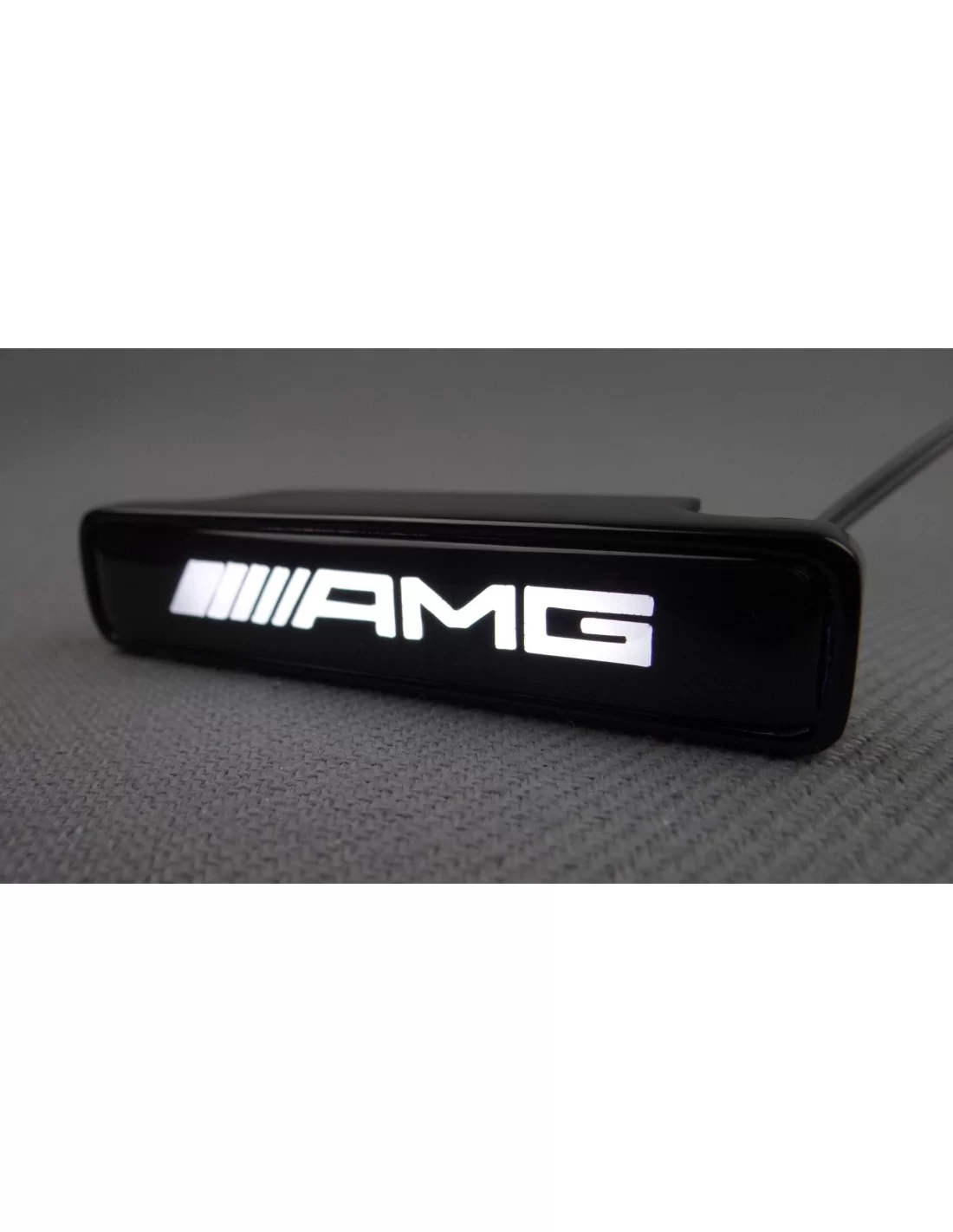  - logo & Emblems - AMG Style WHITE przedni grill z podświetlanym logo do samochodów Mercedes-Benz - 10 - Kup przedni grill AMG 