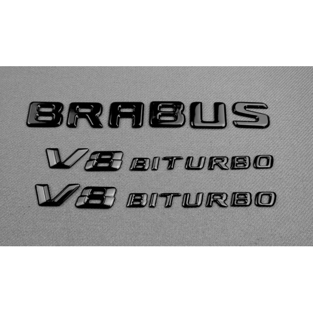  - Logos & Emblems - 梅赛德斯-奔驰 V8 双涡轮增压徽章 - 1 - 在 Tuneverse 购买引人注目的梅赛德斯-奔驰 V8 Biturbo 徽标徽章！为您的爱车增添一丝性能气息，在道路上脱颖而出。立即订购！✅✈️