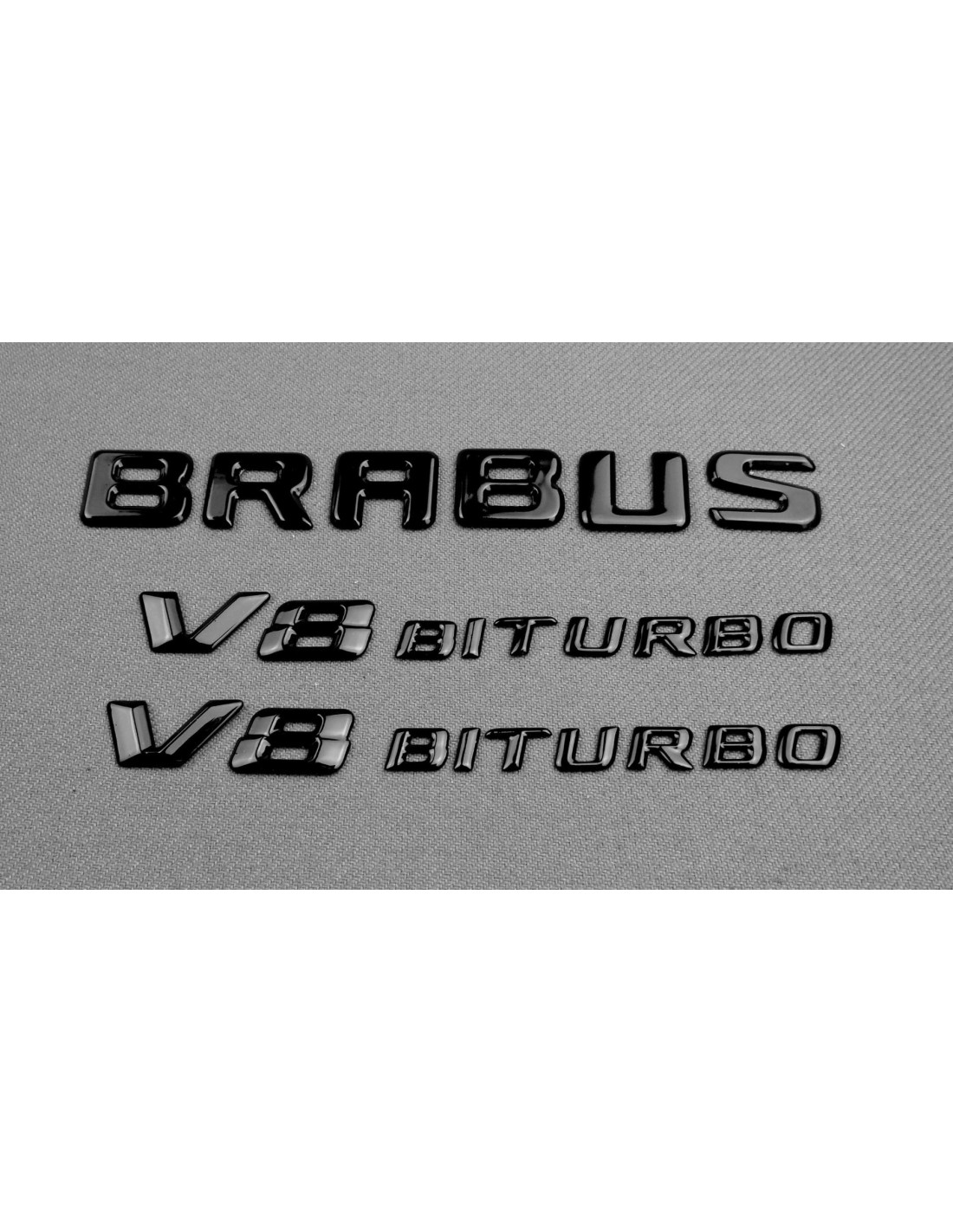  - logo & Emblems - Mercedes-Benz V8 Biturbo Logos Badges - 1 - Achetez les badges Mercedes-Benz V8 Biturbo Logos chez Tuneverse