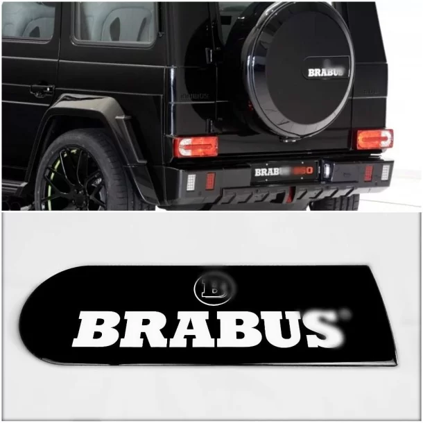  - Logos & Emblems - Mercedes-Benz W463 G-Klass Bakre reservdäck Hjulkapsel Märke Emblem - 1 - Köp den eleganta Mercedes-Benz W4